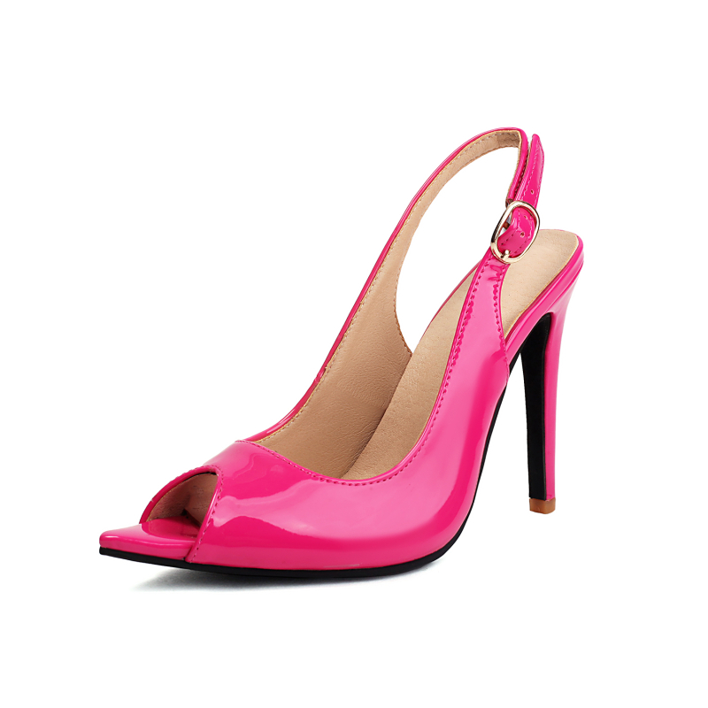 Women's Peep Toe Slingback Shoes Sexy Stiletto Heels | Up2Step