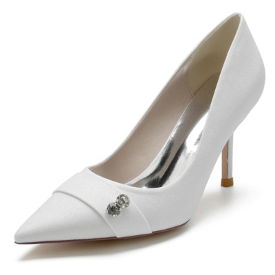 Rhinestones Sequins Glitter Pumps Heels Women's Bridal Shoes