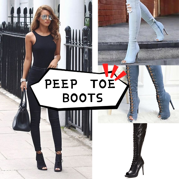 Peep Toe Boots——The Boots To Rock This Season