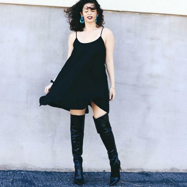 All-Black Outfits From Dress To Boots Thx Radi