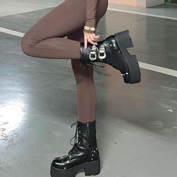Hajar Looks So Good In These Boots 