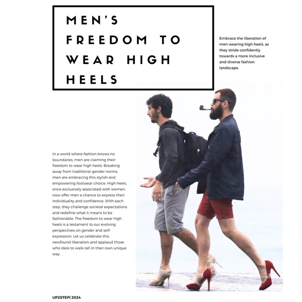 Men's Freedom To Wear High Heels