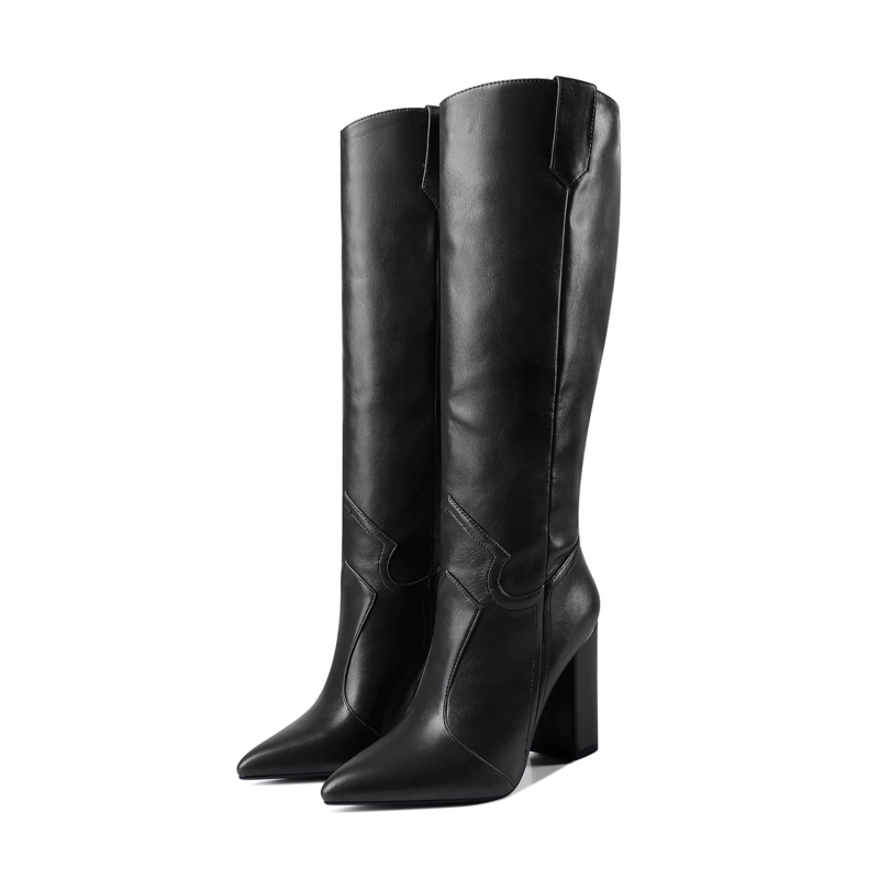 wide calf knee high cowboy boots