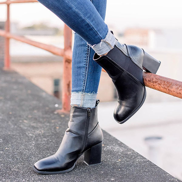 Square Toe Boots-The Perfection